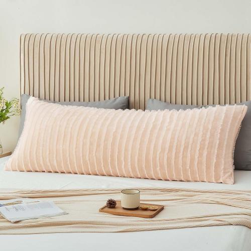 BEDELITE Body Pillow Cover with Zipper, Boho-Coral, 20x54 Inch, 1 Pack
