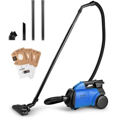 Eureka Bagged Canister Vacuum Cleaner, 3670H w/ 2bags, 3670h-blue