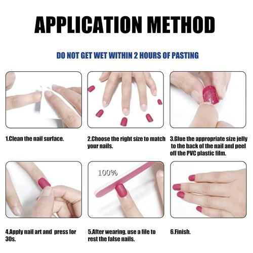 2 Pack Press on Nails Long Stiletto Nude Fake Nails False Nails with Pure Transparent Glossy Stick on Nails for Women