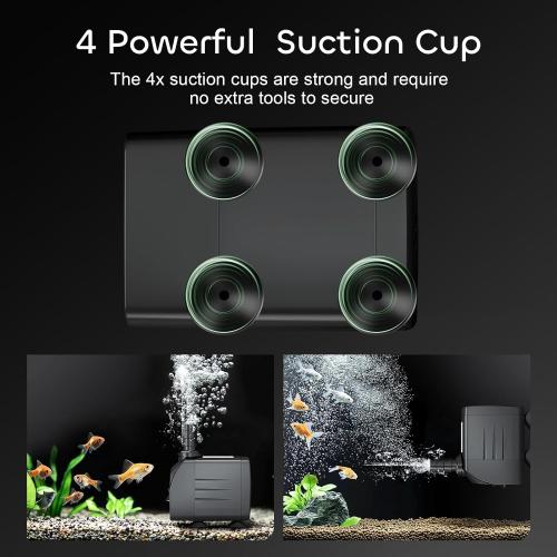 GROWNEER 550GPH Submersible Pump 30W Fountain Water Pump, 2000L/H, with 7.2ft High Lift, 3 Nozzles for Aquarium, Fish Tank, Pond, Hydroponics, Statuary