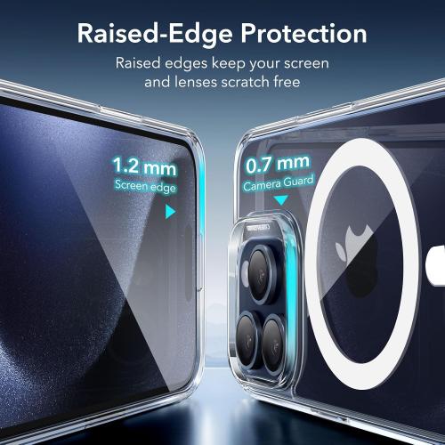 ESR for iPhone 15 Pro Max Case for MagSafe, Anti-Yellowing, Clear