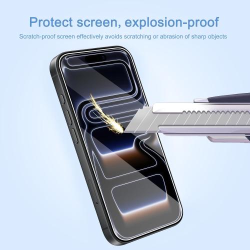 Ailun 3 Pack Screen Protector for iPhone 17 Pro Max [6.9 inch] with Installation Frame, Tempered Glass, Sensor Protection, Dynamic Island Compatible, Case Friendly