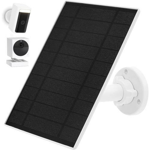 Wyze Camera Solar Panel Compatible with Wyze Cam Outdoor v1/v2 and Battery Cam Pro, 6W 5v, IP65 Waterproof