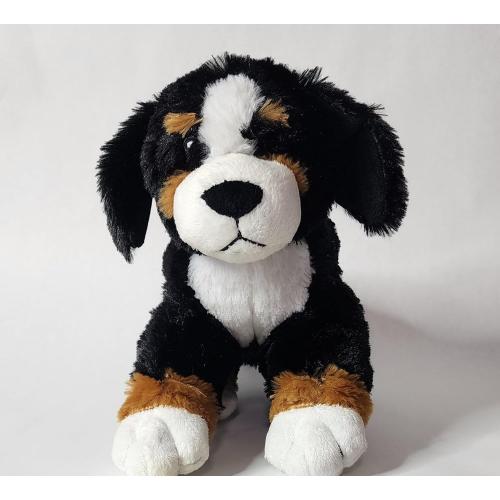 Bernese Mountain Dog Anti-Anxiety Dog Toy, Plush Puppy with Heartbeat and Heat Pack