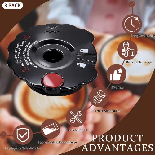 Podoy 119367 Coffee Filter Cover Lid Compatible with Keurig My K-Cup 2.0