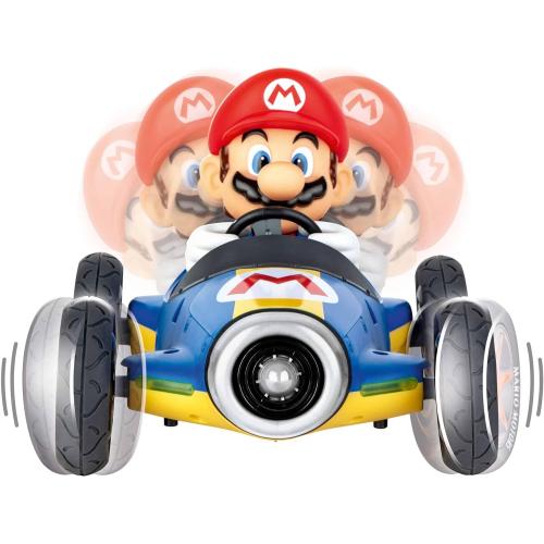 Carrera 181066 RC Official Licensed Kart Mach 8 Mario 1: 18 Scale 2.4 Ghz Remote Radio Control Car with Rechargeable Lifepo4 Battery - Kids Toys Boys/Girls