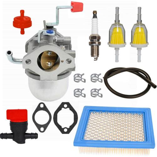 HIFROM 0A4600 Carburetor 73111GS Air Filter Spark Plug Kit Compatible with Generac 410cc 410HS GN410 GN360 GH360 5500XL 6500XL 7000EXL EXL8000 091187 091187A Engine