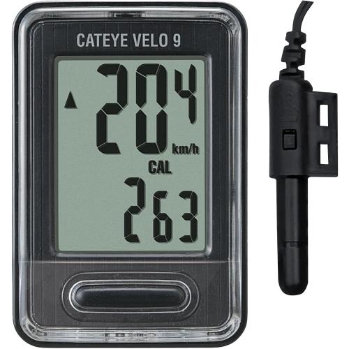 CATEYE Velo Wired Bike Computer – Entry-Level Speedometer and Odometer, Perfect for Beginner Cyclists, Auto Start/Stop, Easy Setup for Road, MTB, Gravel Bikes, 3 Year Battery Life
