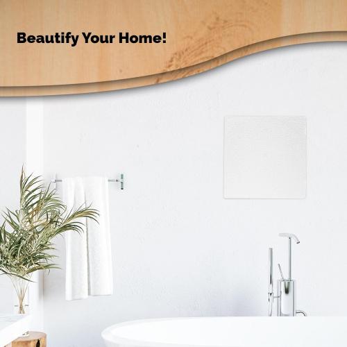 Morvat Adjustable Spring Access Panel, Fits 8x8 - 12x12 Inches (External 13.5x13.5), for Drywall, Ceiling, Electrical, Plumbing Heavy-Duty & Easy Install, Wall Hole Cover Plate, White (1-Pack)