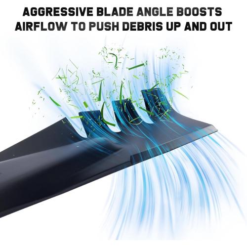 942-04308-X 942-04308 Mulching Blades for Troy Bilt Pony Bronco Cub Cadet 42 inch Deck Riding Tractor Zero Turn Mower XT1 ZT1 42 Lawn Mower Replace 942-0616 742-0616 942-04126 (6 Point Star)