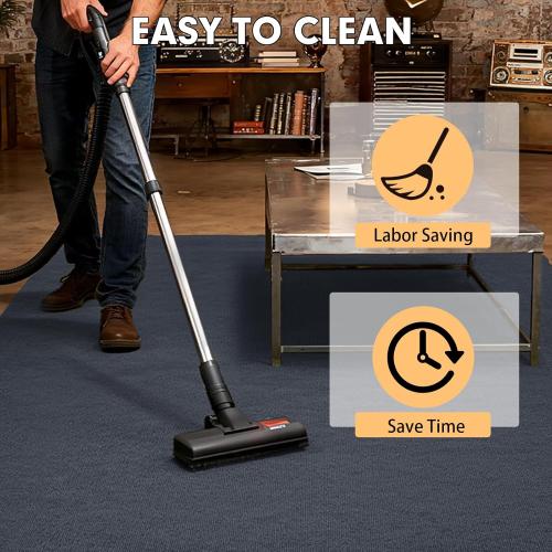 Marine Carpet,6 FT x 18 FT Dark Gray Indoor Outdoor Carpet 0.2 Thick Boat Carpet with Water-Proof TPE Backing, Non-Slide Outdoor Marine Carpet Roll for Home, Patio, Porch, Deck