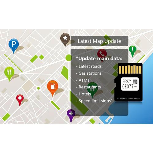 2025 Navigation sd Card Update 86271-0E077 Fits Only Toyota 4Runner, Camry, Corolla, Highlander, Prius, Tacoma, Tundra, Rav4 & More, GPS Map, Mi ro sd Card Update for USA & Canada