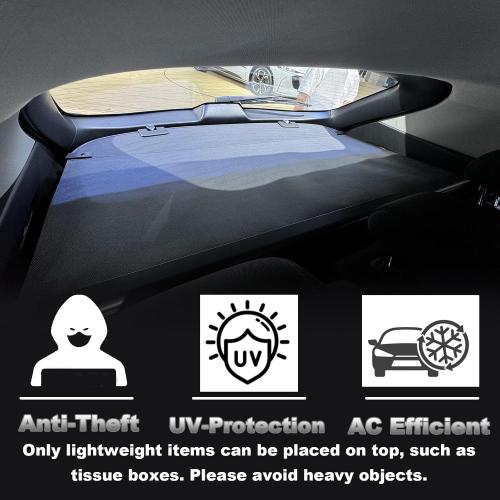 for Mazda CX5 Trunk Cover Cargo Cover Accessories, Leather Retractable Cargo Cover for 2025 Mazda CX-5 Accessories 2024 2023 2017-2022 Anti-Peeping Anti-Theft Privacy Screen Shade
