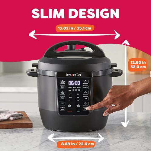 Instant Pot 6QT RIO 7-in-1 Multi-Cooker, Pressure Cooker, Slow cook, Sauté, Steam, Rice Maker, Yogurt, & Warmer, Black, 6 Quarts ‼️has stains ‼️and may come with missing or broken pieces ‼️