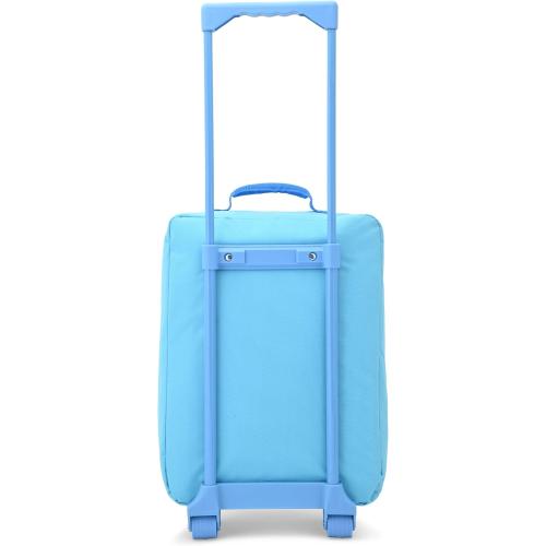 Fast Forward Frozen Girls Luggage 16 Soft Side Wheeled Pilot Case- Rolling Suitcase 16x12x5
