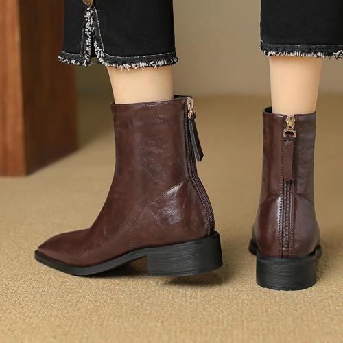 Size 7.5. ...Diuniarza Womens Chelsea Boots Ankle Bootie Square Toe