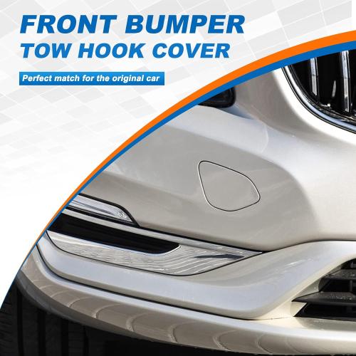 Front Bumper Tow Hook Cover Towing Eye Cap Fit for Volvo S60 S60L V60 2014 2015 2016 2017 2018 39820294 31323839 (Unpainted, Right Passenger Side) Xinpinsai