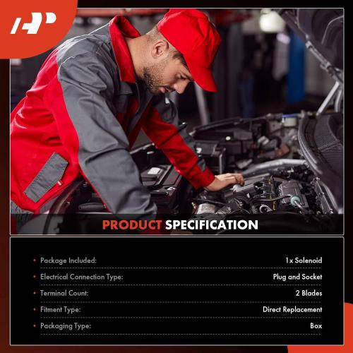 A-Premium Engine Variable Valve Timing (VVT) Solenoid Compatible with Nissan Altima 2013-2017, Rogue 2014-2020, L4 2.5L, Replace# 237963TA1A, 237963TA4A