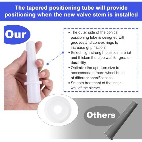 Quick Change Tire Valve Tool Kit,Tire Valve Stem Core Quickly Replacement Tool Kit,Perfect Tool for Replacing Leaky Valves in Cars,ATVs,Trucks,Motorcycles, etc.with 5 TR413 Valve,4-Way Valve Tool