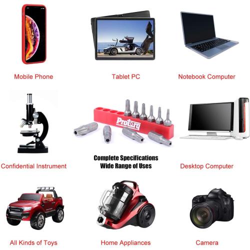 TORX PLUS IPR, Torx Plus 5-Point Tamper-Proof Security Bits (IPR 7-IPR 40), 25mm, 10 -Pieces, High Grade S2 Steel