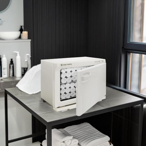 Salon Sundry Professional High Capacity Hot Towel Warmer Cabinet - Facial Spa and Salon Equipment - White