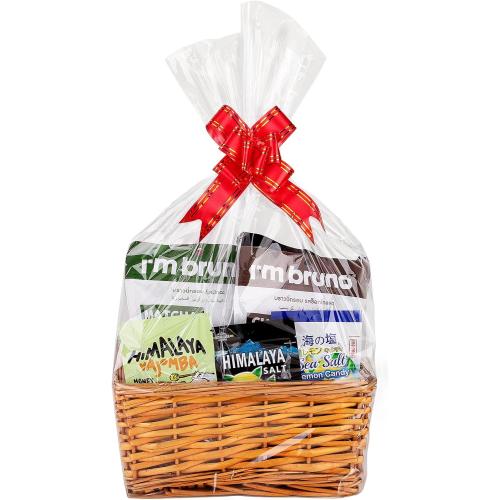 10Pack Clear Basket Bags,Large Cellophane Gift Bag For Baskets,16x24 Inch Cellophane Bags,2 Mil Thick,For Gift Giving, Packaging Products,Fits a 9 Inch Round Tray or 7 Inch Square Box With Ease