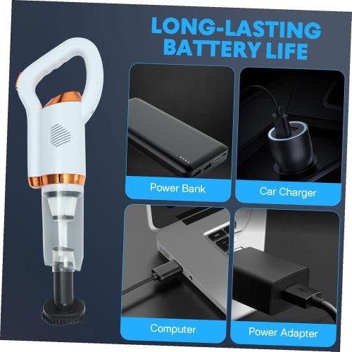 Cordless Car Vacuum Cleaner Lightweight Portable Wireless Vacuum with Washable Filter Compact Design for Home and Vehicle Cleaning