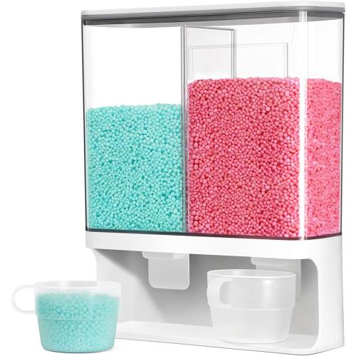 Conworld Laundry Detergent Dispenser, Scent Booster Beads Dispenser for Laundry Room Organization, Suitable for Beads, Stain Remover Powder