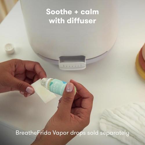 Frida Baby 3-in-1 XL Top Fill Humidifier for Bedroom, Cold & Flu Relief, 6L Tank Cool Mist Humidifier   Diffuser for Large Rooms, Nightlight, Auto-Off, Quiet, Essential Oil Diffuser