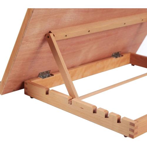 Falling in Art Large 5-Position Wood Drafting Table Easel Drawing and Sketching Board, 23 2/9 Inches by 16 1/2 Inches