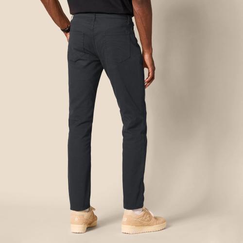 Amazon Essentials Men's 35W x 32L Black 5-Pocket Stretch Twill Casual Pants