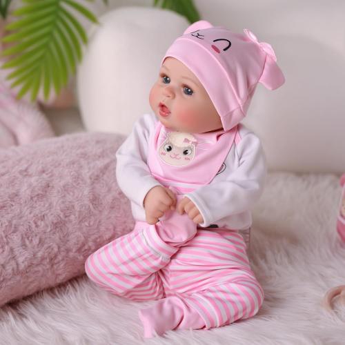 BABESIDE Drink and Wet Reborn Baby Dolls Girl – 20 Inch Adoreable Realistic Silicone Baby Doll, Can Drink Water and Pee, Poseable, Gift Set with Accessories for Girls Age 3  Pretend Play & Collection