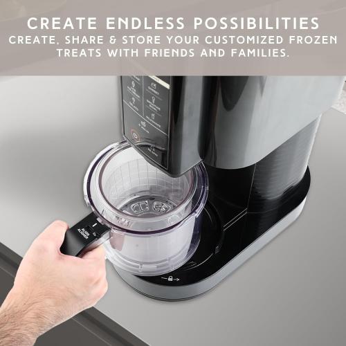 Ninja Creami Pints and Lids - 4 Pack Ninja Creami Containers, 16oz Creami Pint Containers Compatible with Ninja NC299AMZ & NC300s Series Ice Cream Maker - Dishwasher Safe & Good Sealing