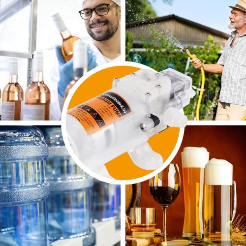 JIAWANSHUN 110V Electric Wine Transfer Pump
