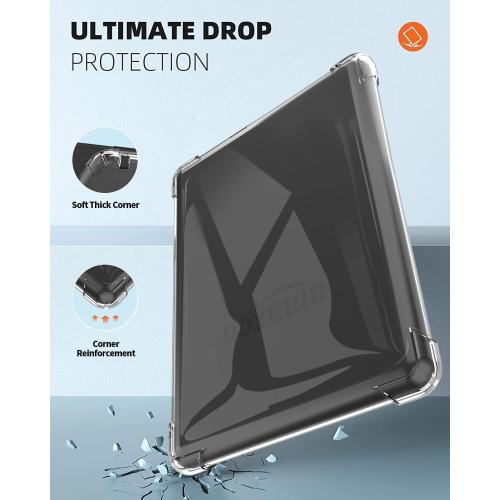 Clear Case Fit for Kindle Paperwhite (10th Generation, 2018) 6 Transparent Cover, Ultra-Thin Protective Back Shell with Thick Corners for Kindle Paperwhite 4 (10th Gen) (Transparent)