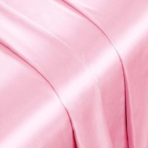 Vonty Ruffle Tablecloth Pink Satin Tablecloth - 60 x 102, Silky Table Cloth Rectangle Scalloped Table Cloth Farmhouse Tables Cover Silk Tablecloths Vintage Tables Skirt for Kitchen Dining