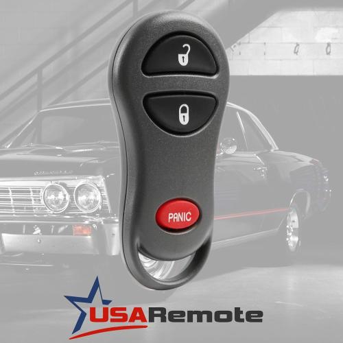 Car Key Fob Keyless Entry Remote fits Jeep Cherokee/Jeep Grand Cherokee 1999 2000 2001 2002 2003 2004 (GQ43VT9T, 56036860)