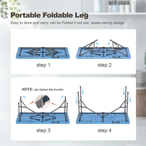 ynhurenth 49'' Pet Grooming Table for Large Dogs, Foldable Professional Grooming Table for Dogs at Home with Double Loops/Adjustable Arm, Capacity up to 330lbs, Blue