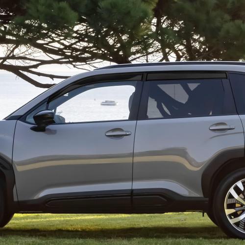 Tape-On Side Window Deflectors for Subaru Forester 2025  - Rain Guards & Wind Deflectors