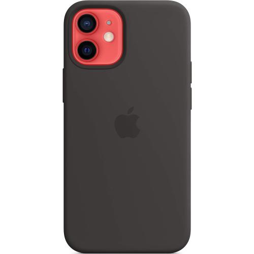 Apple iPhone 12 mini Silicone Case with MagSafe - Black
