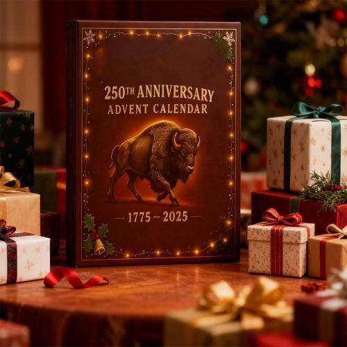 Whiskey Advent Calendar 2025, 24 Days of Premium Whiskey Pendants, 3D Stereo Design Christmas Countdown, Exclusive Holiday Countdown Gift Box for Men & Women