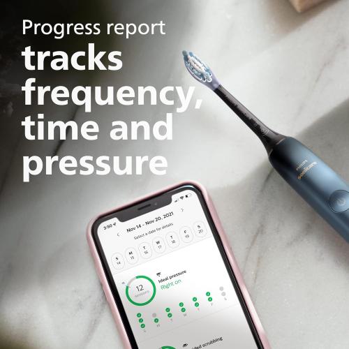 Philips Sonicare 9000 Special Edition Rechargeable Toothbrush, Blue/Black, HX9911/92