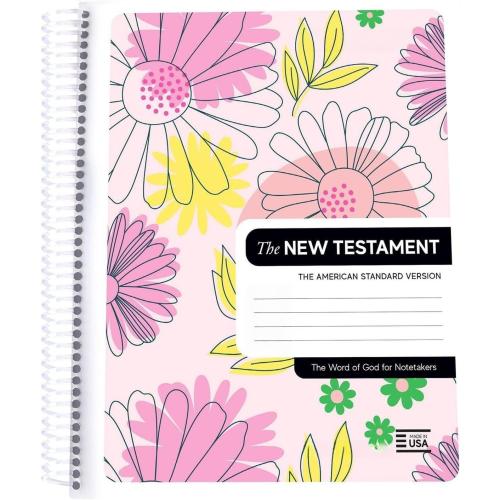 The Bible in a Year, 52-Week Bible Study Guide & Reading Plan, Christian Gifts for Adults & Teens, A5 Devotional Notebook(A)