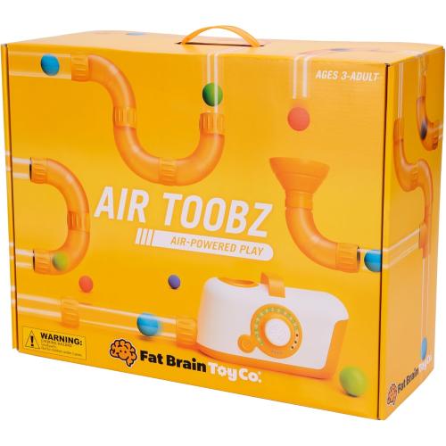 Fat Brain Toys The Original Air Toobz, Air-Powered STEM Building Toys for Kids & Teens, Kids Building Toys, STEM Toys for 3  Year Old