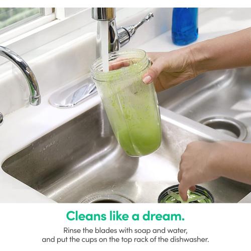 nutribullet Personal Blender, Shakes, Smoothies, Food Prep, and Frozen Blending, 24 Ounces, 600 Watt, Gray, NBR-0601WM