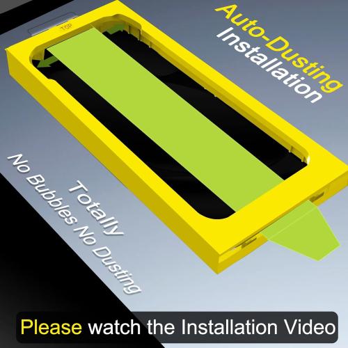 Ferilinso [Auto Dust Install] 3 Pack Privacy Screen Protector for Google Pixel 10 Pro XL, Tempered Glass Phone Case Friendly Accessories, Protector de Pantalla for Google Pixel 10 Pro XL