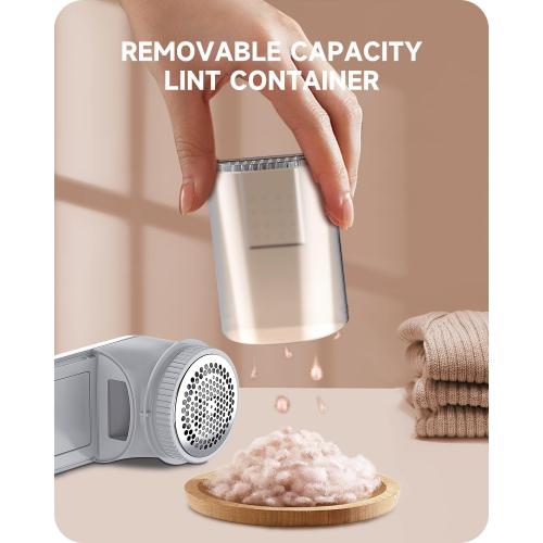 Fabric Shaver Lint Remover, Sweater Shaver to Remove Pilling, Lint Shaver with 2-Speed Power Adjustment, Fuzz Shaver for Clothes Balls-Battery Operated