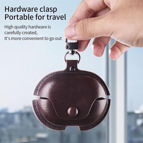 Headphones Cases for Huawei Free Clip 2 Case Cover,Earphone Protective Cover,Scratch-Proof,Shock-Proof Business PU Leather Cases Covers for Huawei Free Clip 2