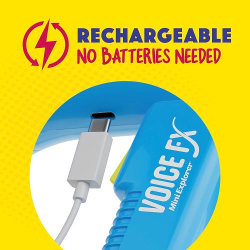 Mini Explorer Voice Changer for Kids for Kids - Voice Changing Device for Boys & Girls Ages 3-8  Olds Birthday Gifts for 3, 4, 5, 7, 8 Year Old Boy - Toys Gift Ideas for Kid, Toddler