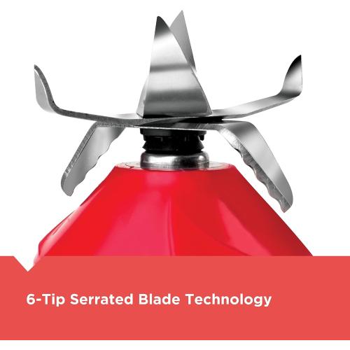 Black Decker Quiet Blender with 6-Cup Cyclone Glass Jar, 3 Speeds   3 Functions & Serrated Blade Technology for Faster Blending, Pulse Button and 24-oz Personal Jar, 900W